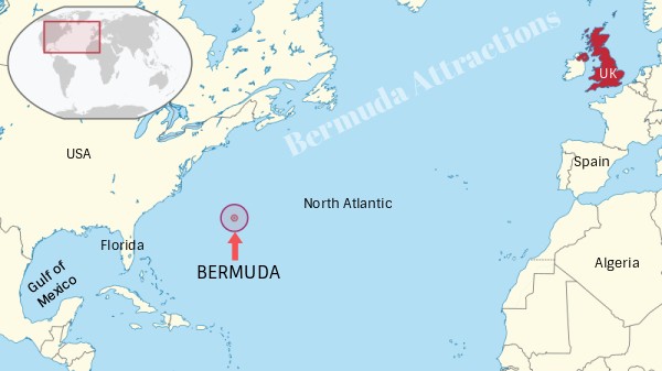 Location of Bermuda on Map